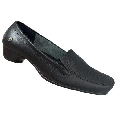 Romulo Casual Cuero Negro Mujer Talla 38 Ref 4450 